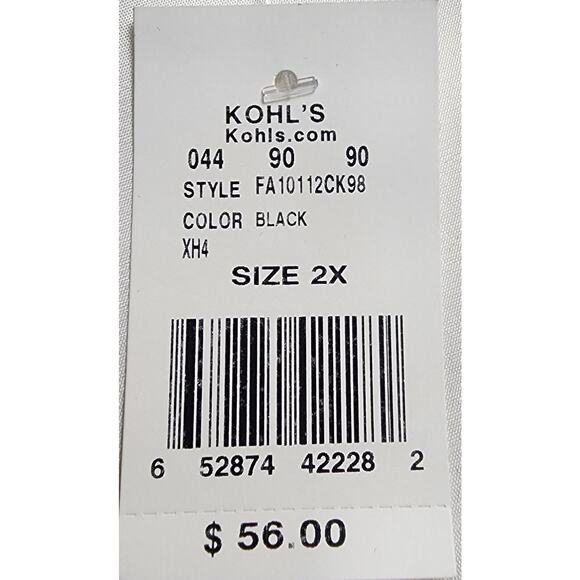 Speechless Lacey Long Sleeve Black Dress Size 2XL - Picture 7 of 7